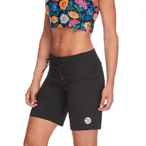 New! Body Glove Womens Standard Smoothies Harbor Solid 8" Vapor Boardshort  XL - Picture 2 of 8